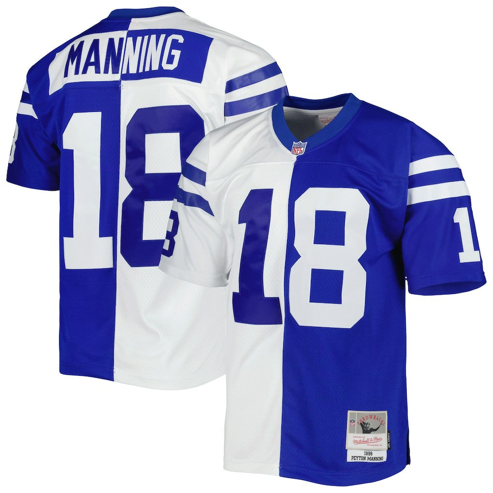 NFL Indianapolis Colts Peyton Manning  1998 Split Legacy Replica Jersey