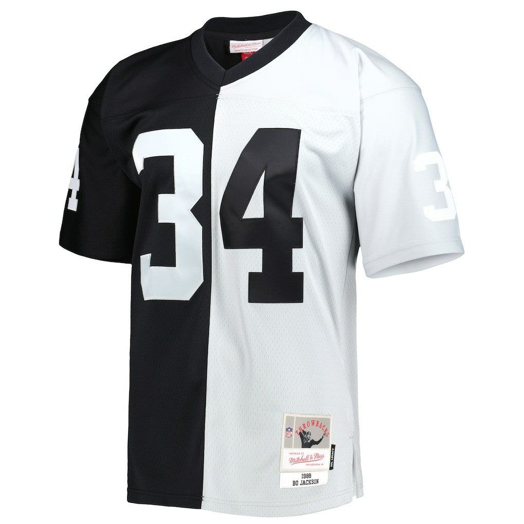 NFL Las Vegas Raiders Bo Jackson  1988 Split Legacy Replica Jersey