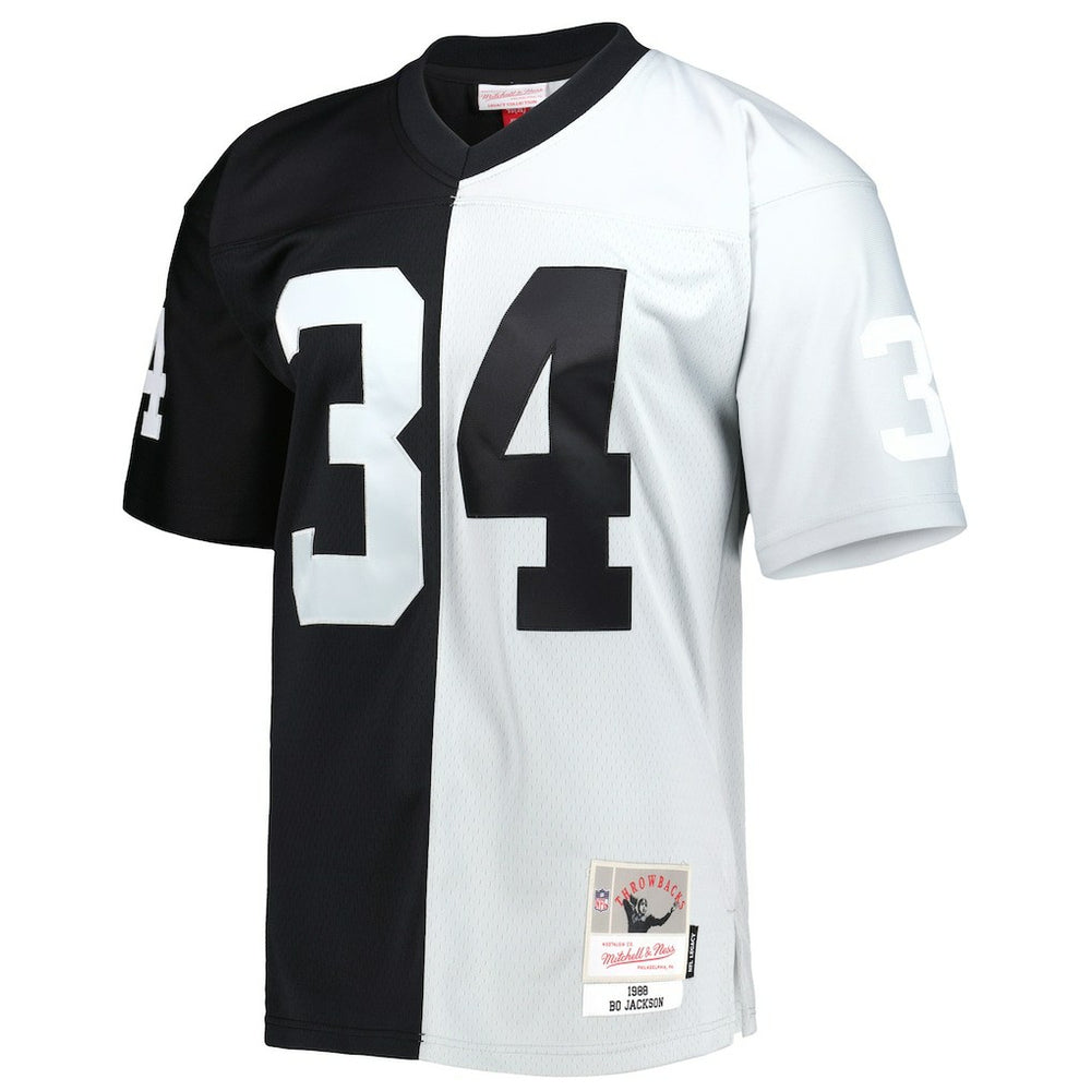 NFL Las Vegas Raiders Bo Jackson  1988 Split Legacy Replica Jersey