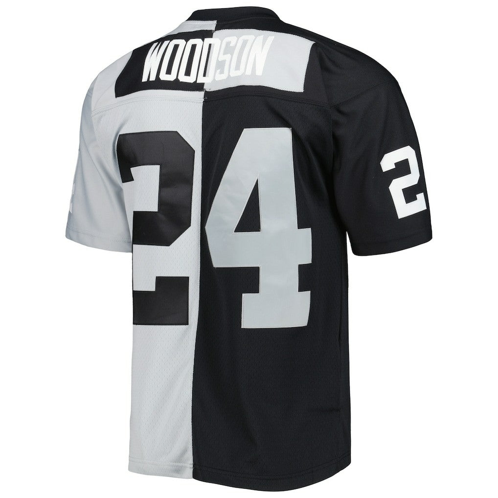 NFL Las Vegas Raiders Charles Woodson  1998 Split Legacy Replica Jersey