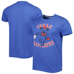 Texas Rangers Homage Grateful Dead Tri-Blend T-Shirt - Royal