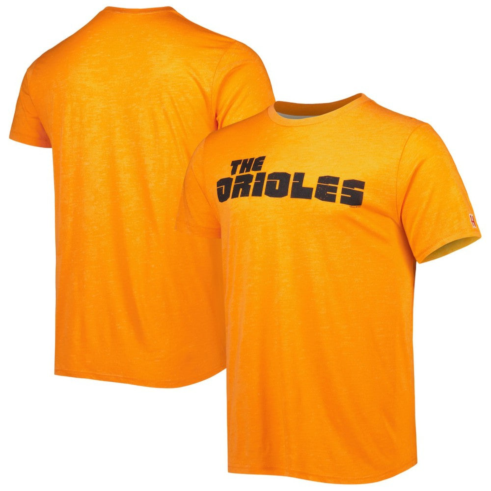 Baltimore Orioles Homage Hyper Local Tri-Blend T-Shirt - Orange
