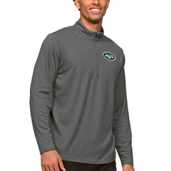 NFL New York Jets Antigua Epic Quarter-Zip Pullover Top