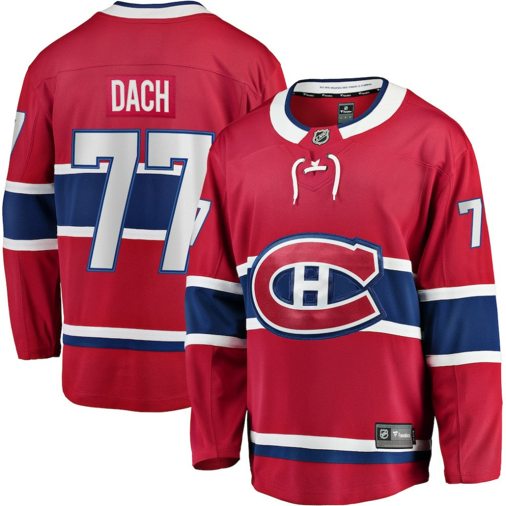 Kirby Dach Montreal Canadiens Fanatics Home Breakaway Player Jersey