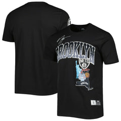 Brooklyn Nets Pro Standard Hometown Chenille T-Shirt - Black shop