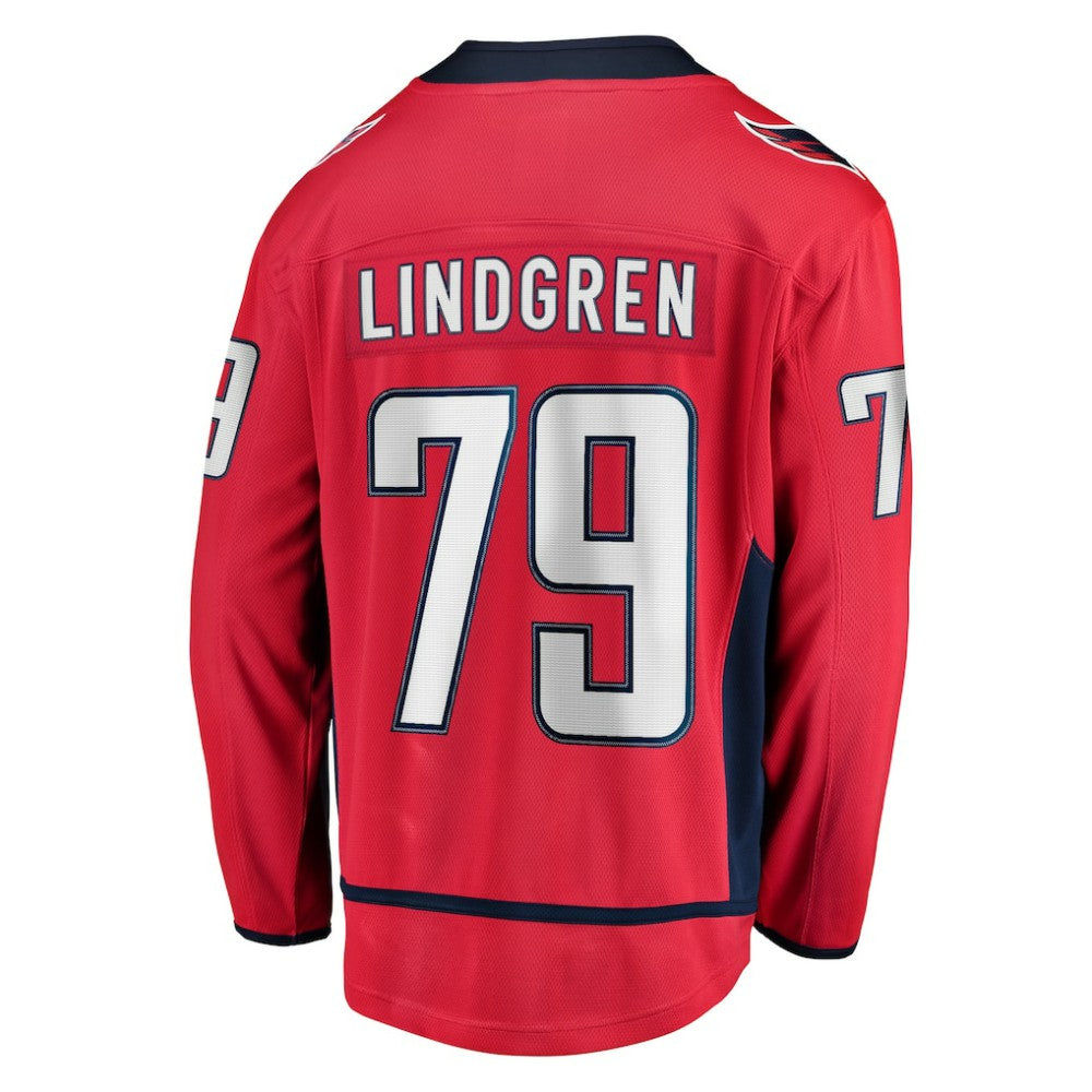 Charlie Lindgren Washington Capitals Fanatics Home Breakaway Player Jersey