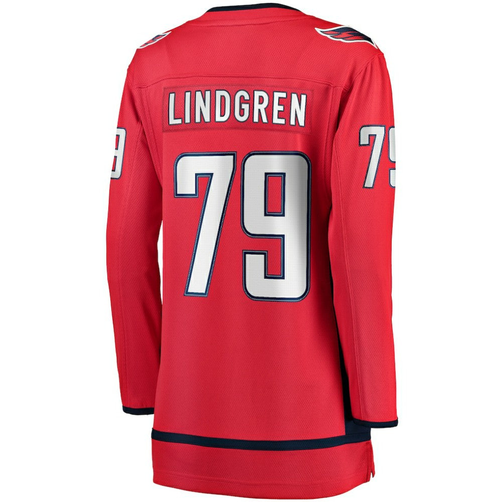 Charlie Lindgren Washington Capitals Fanatics Women's Home Breakaway Player Jersey