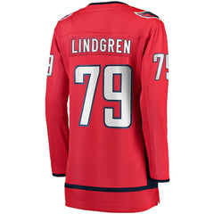 Charlie Lindgren Washington Capitals Fanatics Women's Home Breakaway Player Jersey