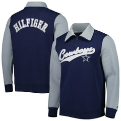 NFL Dallas Cowboys Tommy Hilfiger Aiden Quarter-Zip Sweatshirt