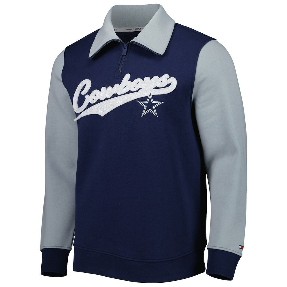 NFL Dallas Cowboys Tommy Hilfiger Aiden Quarter-Zip Sweatshirt