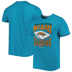 NFL Miami Dolphins Homage Stadium Tri-Blend T-Shirt