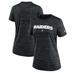 NFL Las Vegas Raiders Women's Sideline Velocity Performance T-Shirt