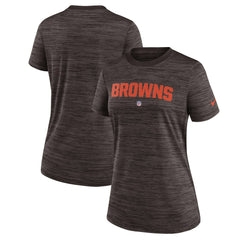 NFL Cleveland Browns Women's Sideline Velocity Performance T-Shirt