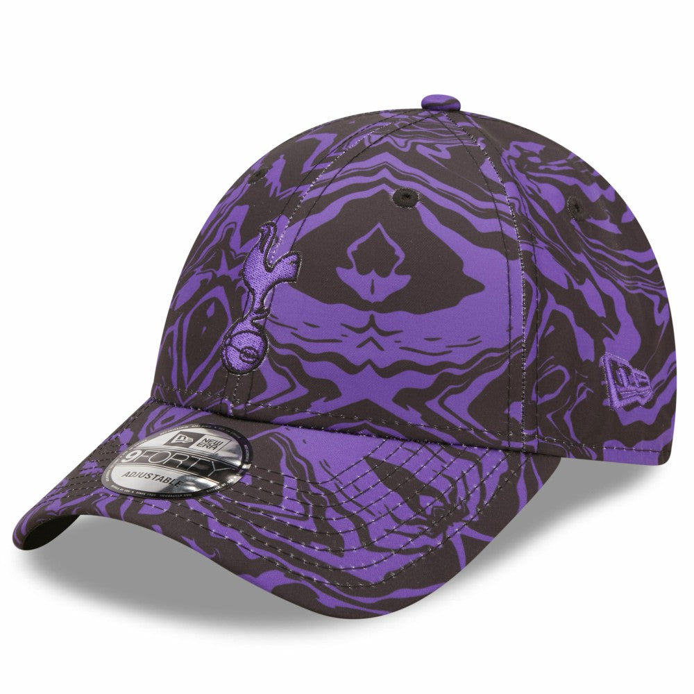 Tottenham Hotspur New Era Allover Print 9FORTY Adjustable Hat / Soccer For sale