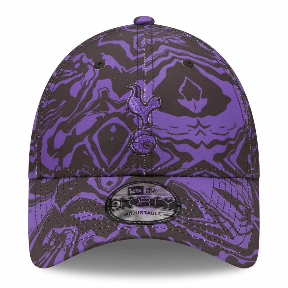 Tottenham Hotspur New Era Allover Print 9FORTY Adjustable Hat / Soccer For sale