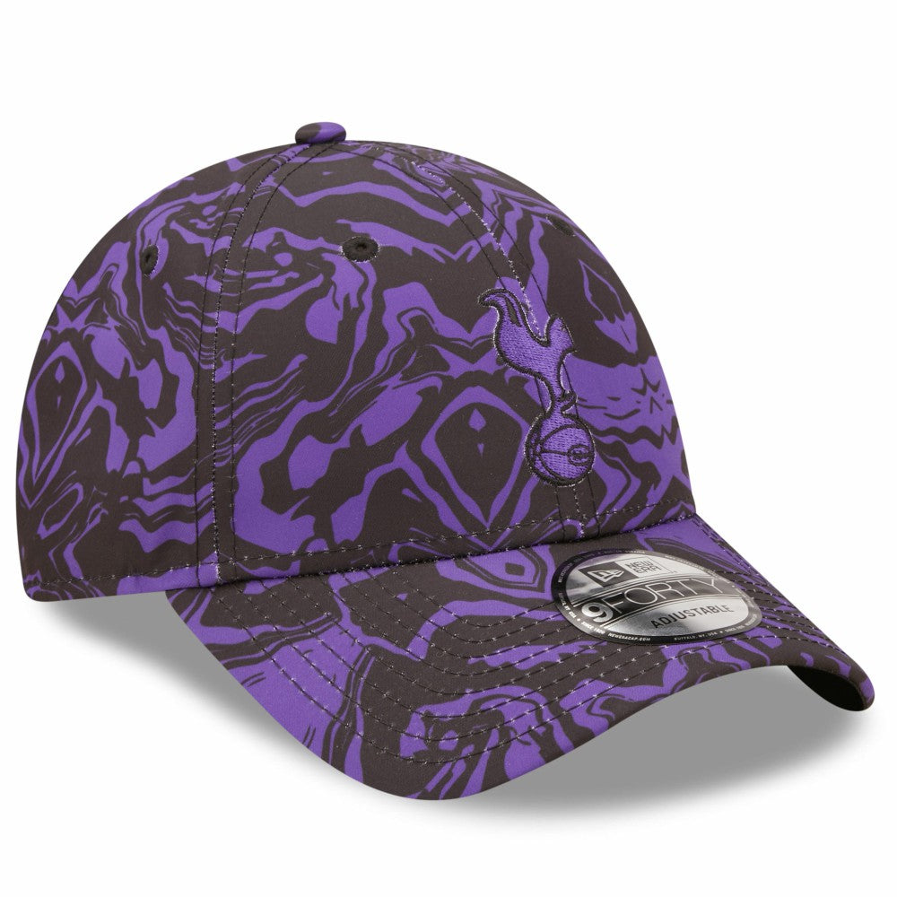 Tottenham Hotspur New Era Allover Print 9FORTY Adjustable Hat / Soccer For sale