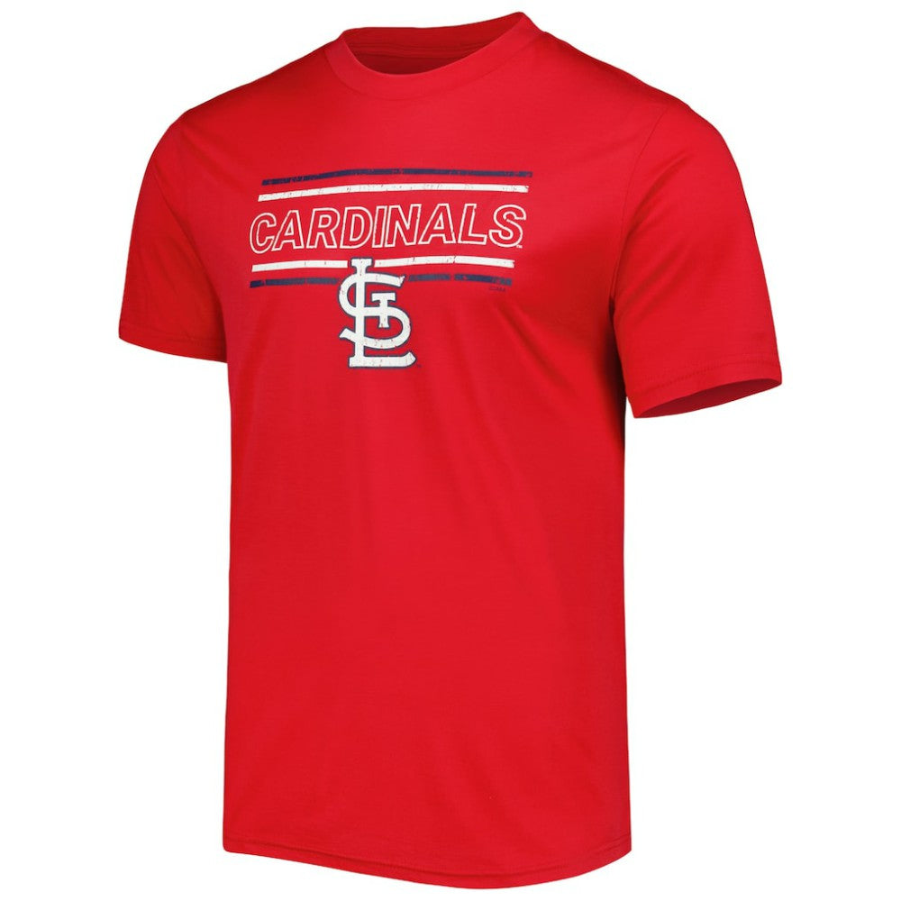 St. Louis Cardinals Concepts Sport Badge Top & Pants Sleep Set - Red/Navy