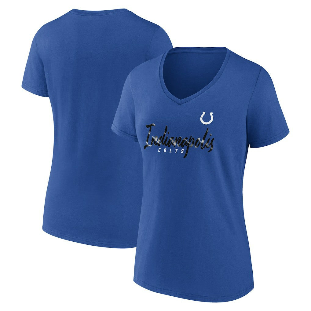 NFL Indianapolis Colts Women's Shine Time V-Neck T-Shirt