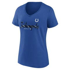 NFL Indianapolis Colts Women's Shine Time V-Neck T-Shirt