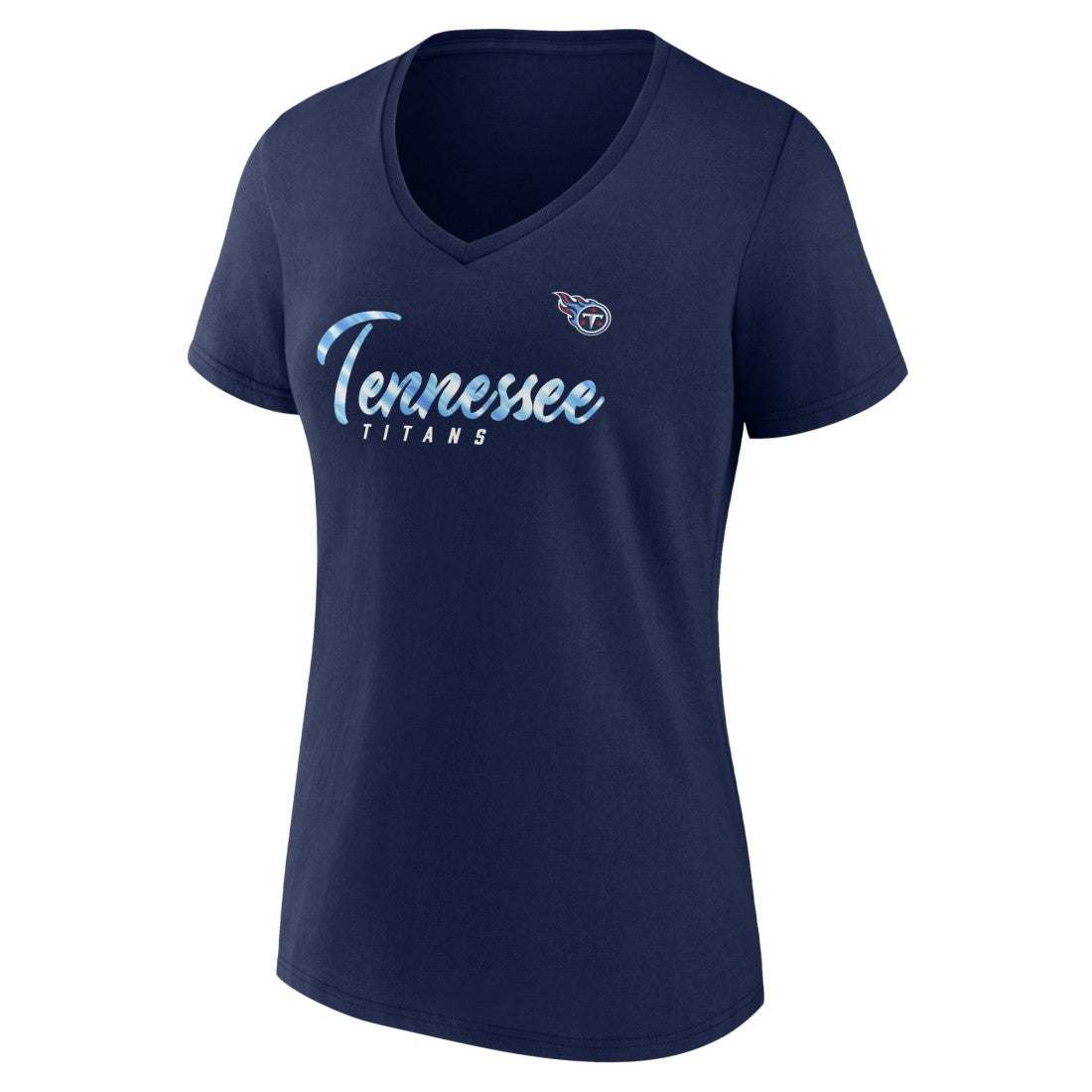 NFL Tennessee Titans Women's Shine Time V-Neck T-Shirt