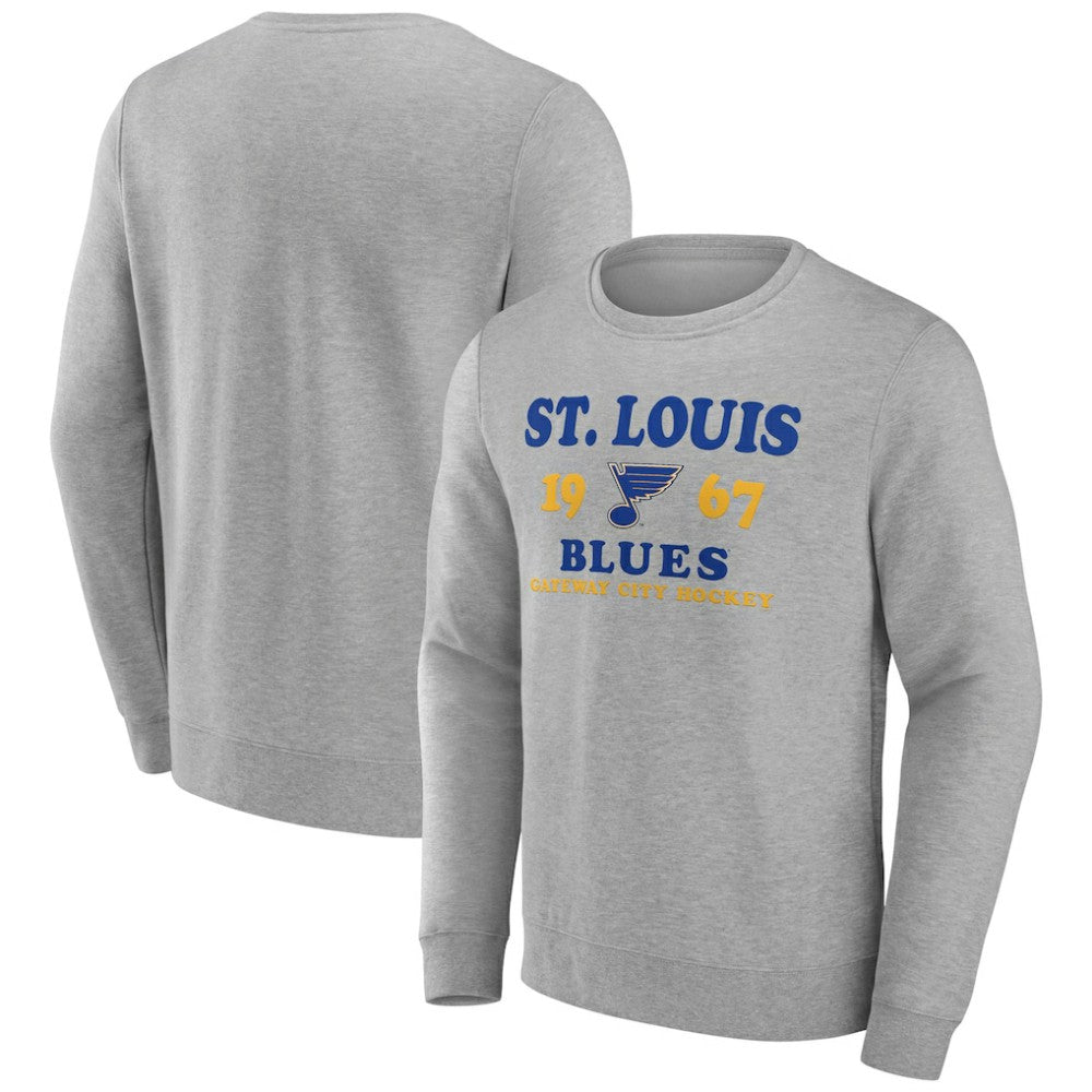St. Louis Blues Fanatics Fierce Competitor Pullover Sweatshirt