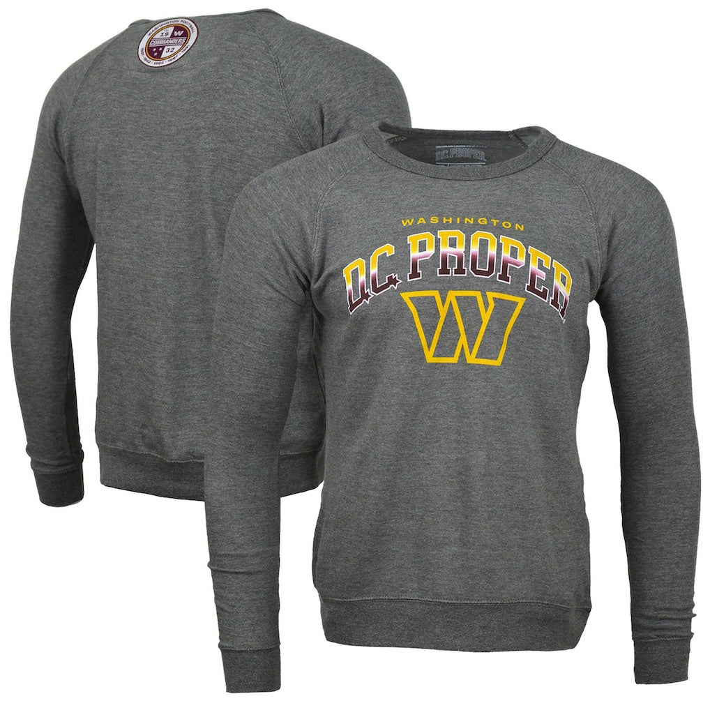 NFL Washington Commanders DC PROPER Signature Raglan Vintage Pullover Sweatshirt