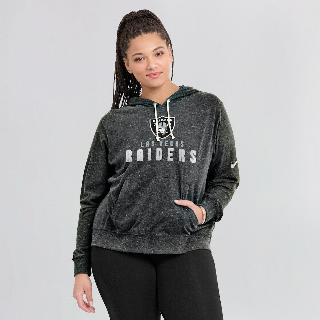 NFL Las Vegas Raiders Women's Gym Vintage Lightweight Pullover Hoodie