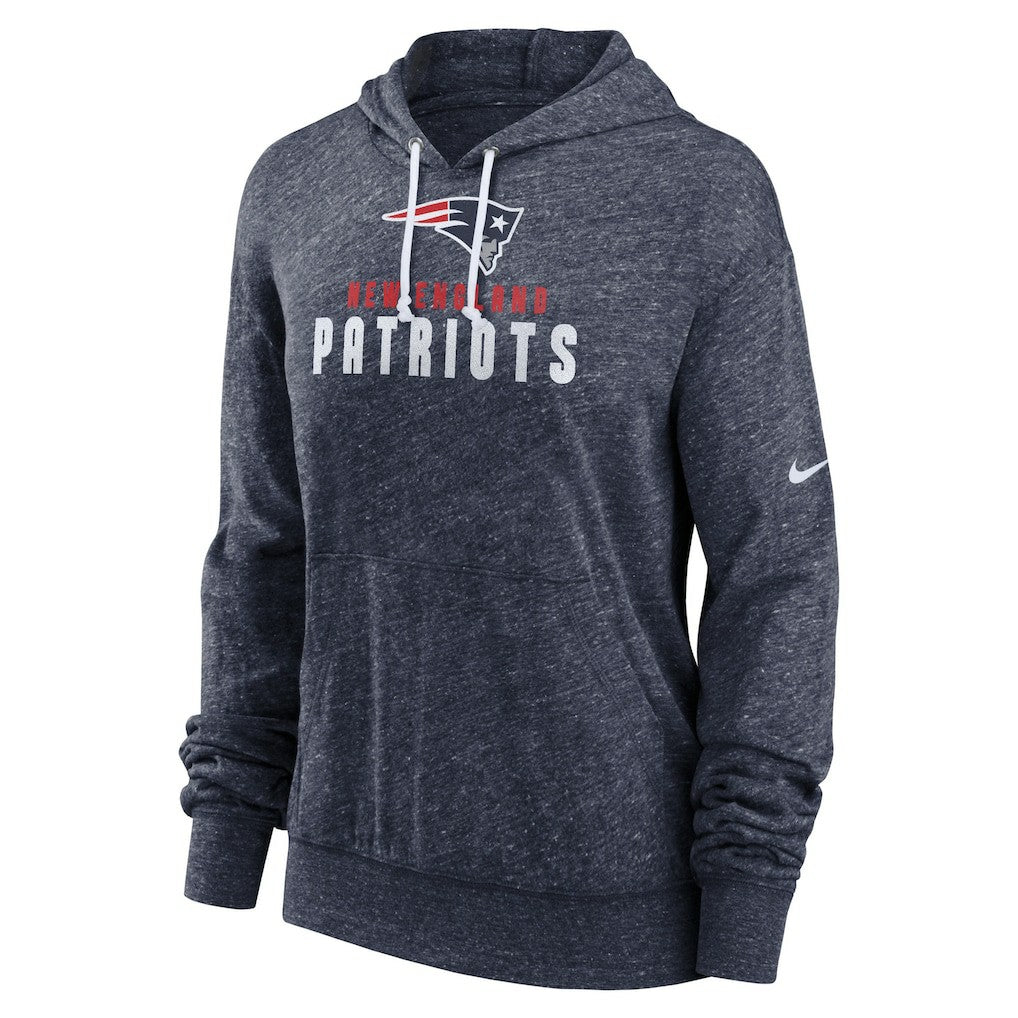 NFL New England Patriots Women's Plus Size Gym Vintage Pullover Hoodie