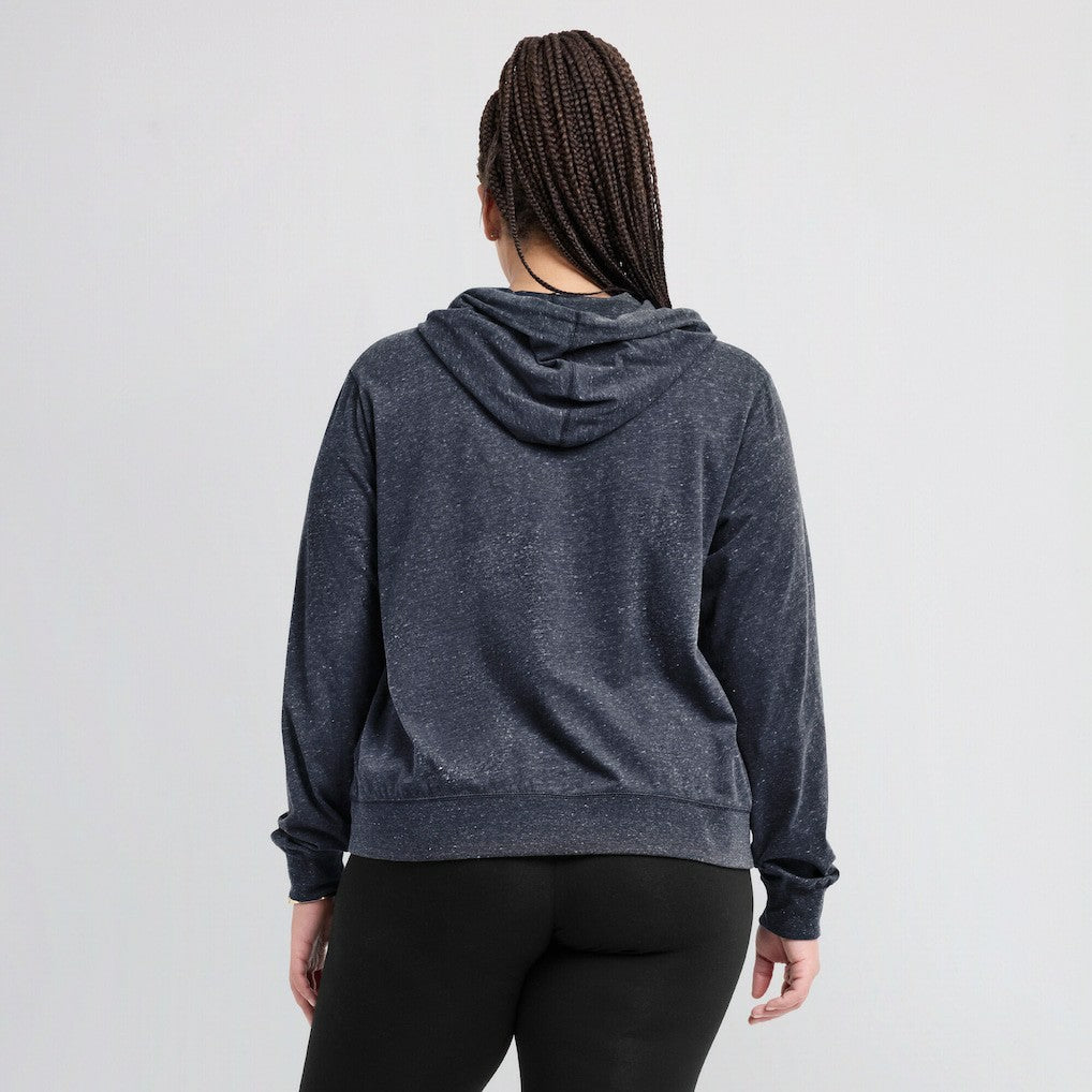 NFL New England Patriots Women's Plus Size Gym Vintage Pullover Hoodie