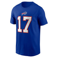 NFL Buffalo Bills Josh Allen  Player Name & Number T-Shirt