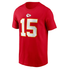NFL Kansas City Chiefs Patrick Mahomes  Player Name & Number T-Shirt