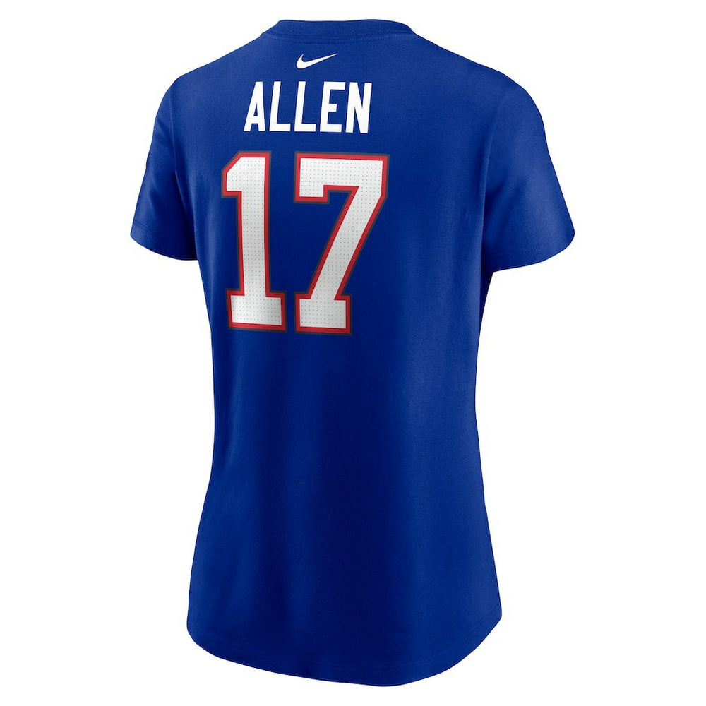 NFL Buffalo Bills Josh Allen  Women's Player Name & Number T-Shirt