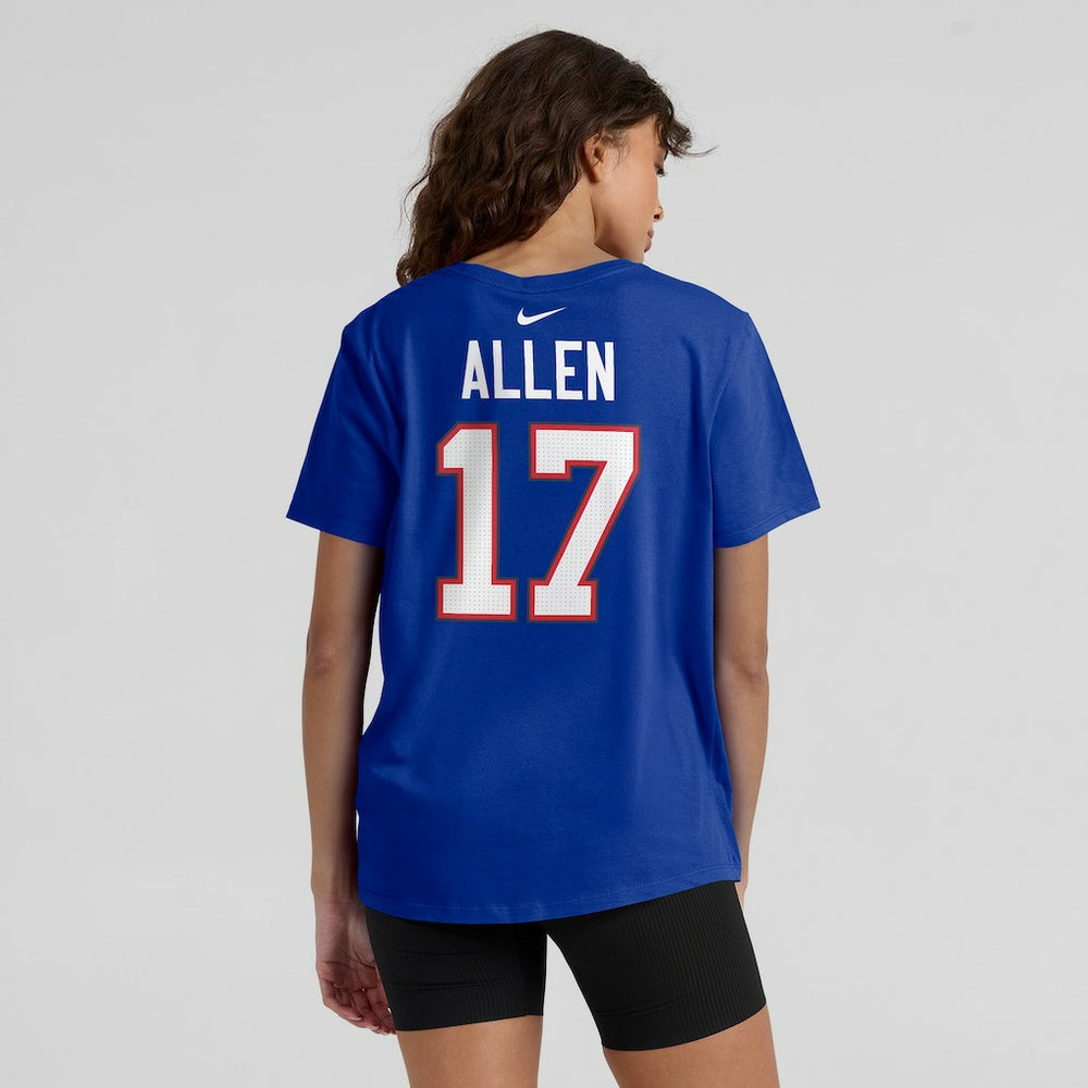 NFL Buffalo Bills Josh Allen  Women's Player Name & Number T-Shirt