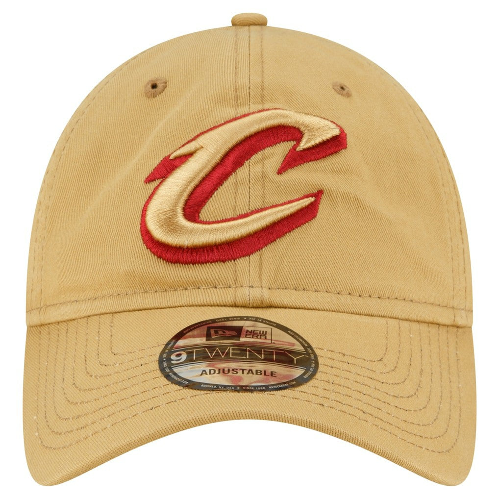 Cleveland Cavaliers Team 2.0 9TWENTY Adjustable Hat sale - Tan | New Era cheap