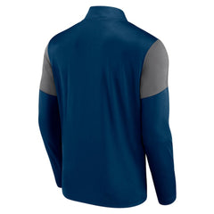 Seattle Kraken Fanatics Logo Quarter-Zip Top