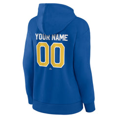 Seattle Mariners Women's Personalized Cooperstown Collection Winning Streak Pullover Hoodie - Royal
