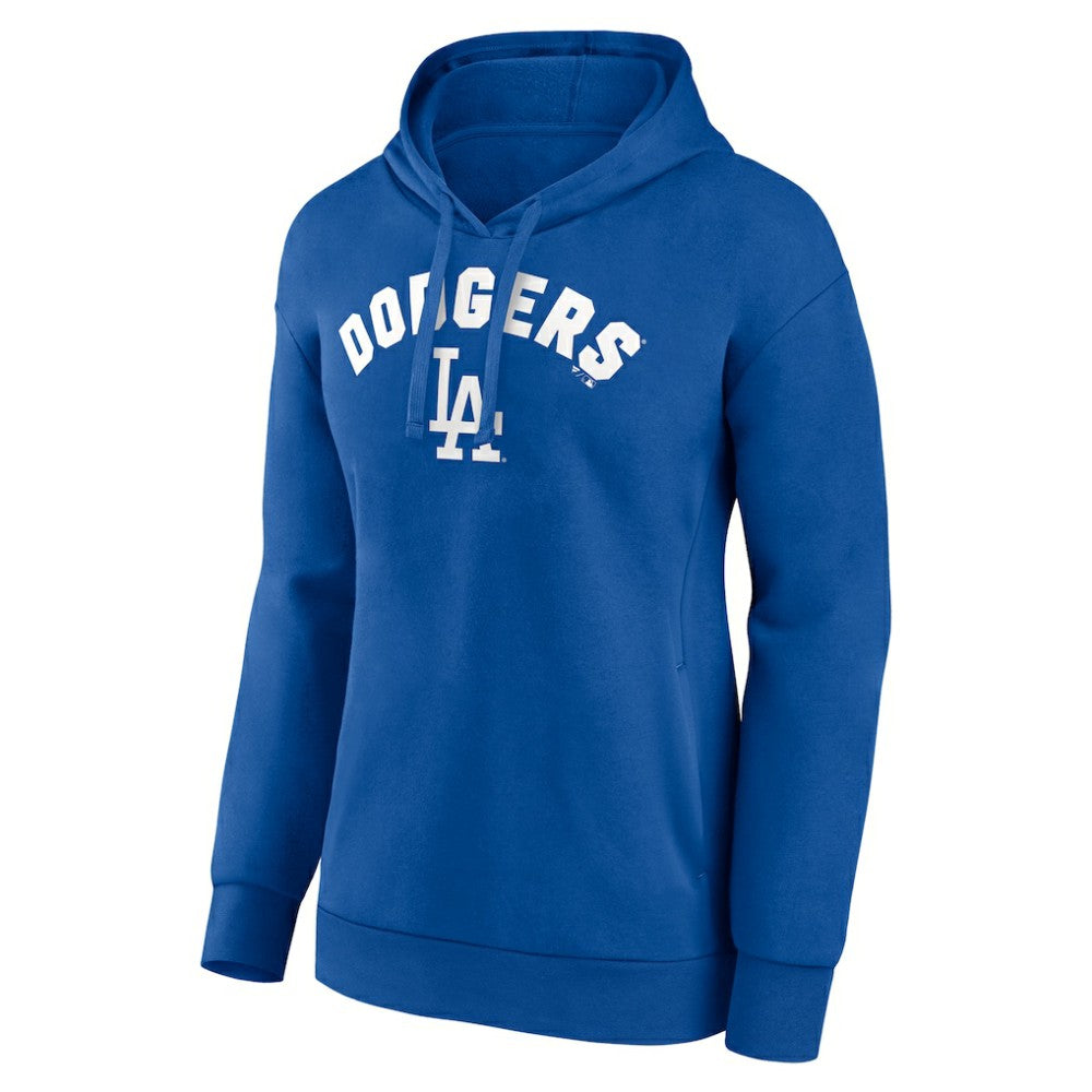 Los Angeles Dodgers Women's Personalized Team Winning Streak Pullover Hoodie - Royal