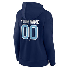 Tampa Bay Rays Women's Personalized Team Winning Streak Pullover Hoodie - Navy