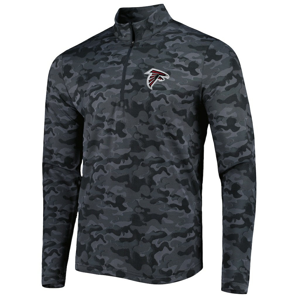 NFL Atlanta Falcons Antigua Brigade Quarter-Zip Sweatshirt