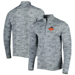 NFL Chicago Bears Antigua Brigade Throwback Quarter-Zip Top