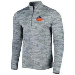 NFL Chicago Bears Antigua Brigade Throwback Quarter-Zip Top
