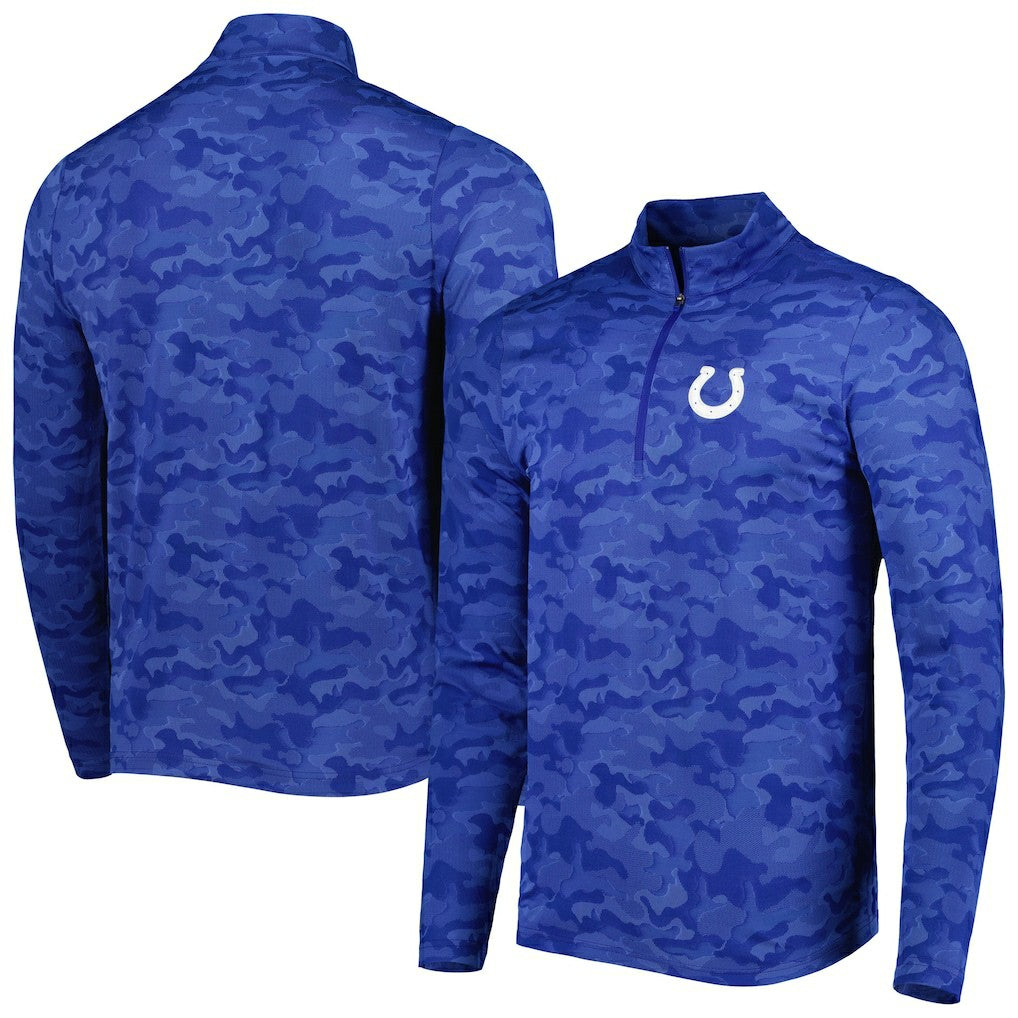NFL Indianapolis Colts Antigua Brigade Quarter-Zip Sweatshirt