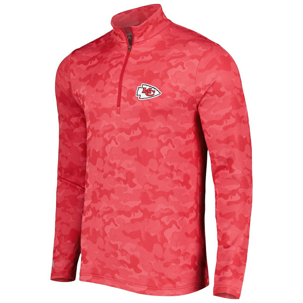 NFL Kansas City Chiefs Antigua Brigade Quarter-Zip Sweatshirt