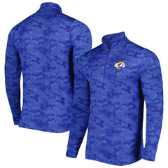 NFL Los Angeles Rams Antigua Brigade Quarter-Zip Sweatshirt