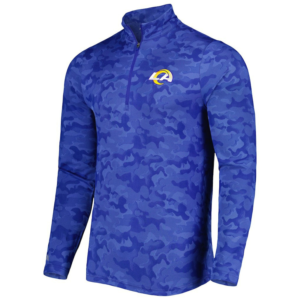 NFL Los Angeles Rams Antigua Brigade Quarter-Zip Sweatshirt