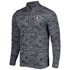 NFL Las Vegas Raiders Antigua Brigade Quarter-Zip Sweatshirt