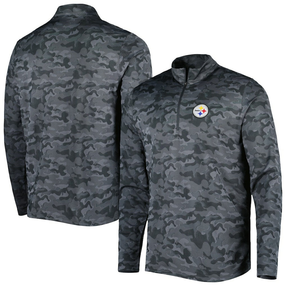 NFL Pittsburgh Steelers Antigua Brigade Quarter-Zip Sweatshirt