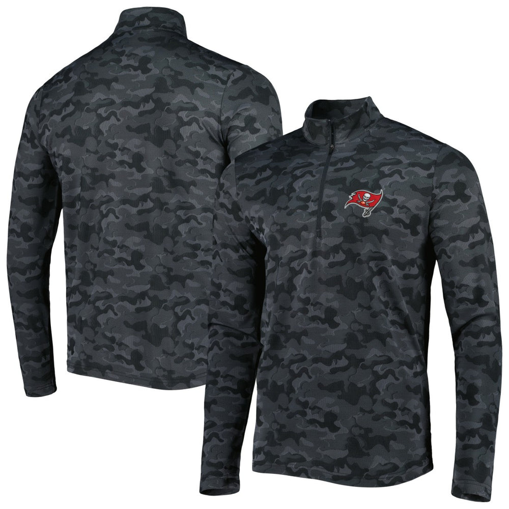 NFL Tampa Bay Buccaneers Antigua Brigade Quarter-Zip Sweatshirt