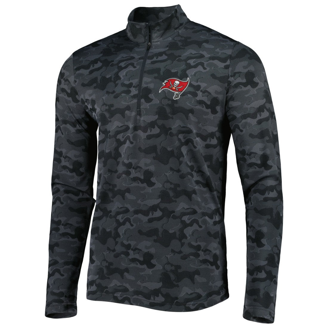 NFL Tampa Bay Buccaneers Antigua Brigade Quarter-Zip Sweatshirt