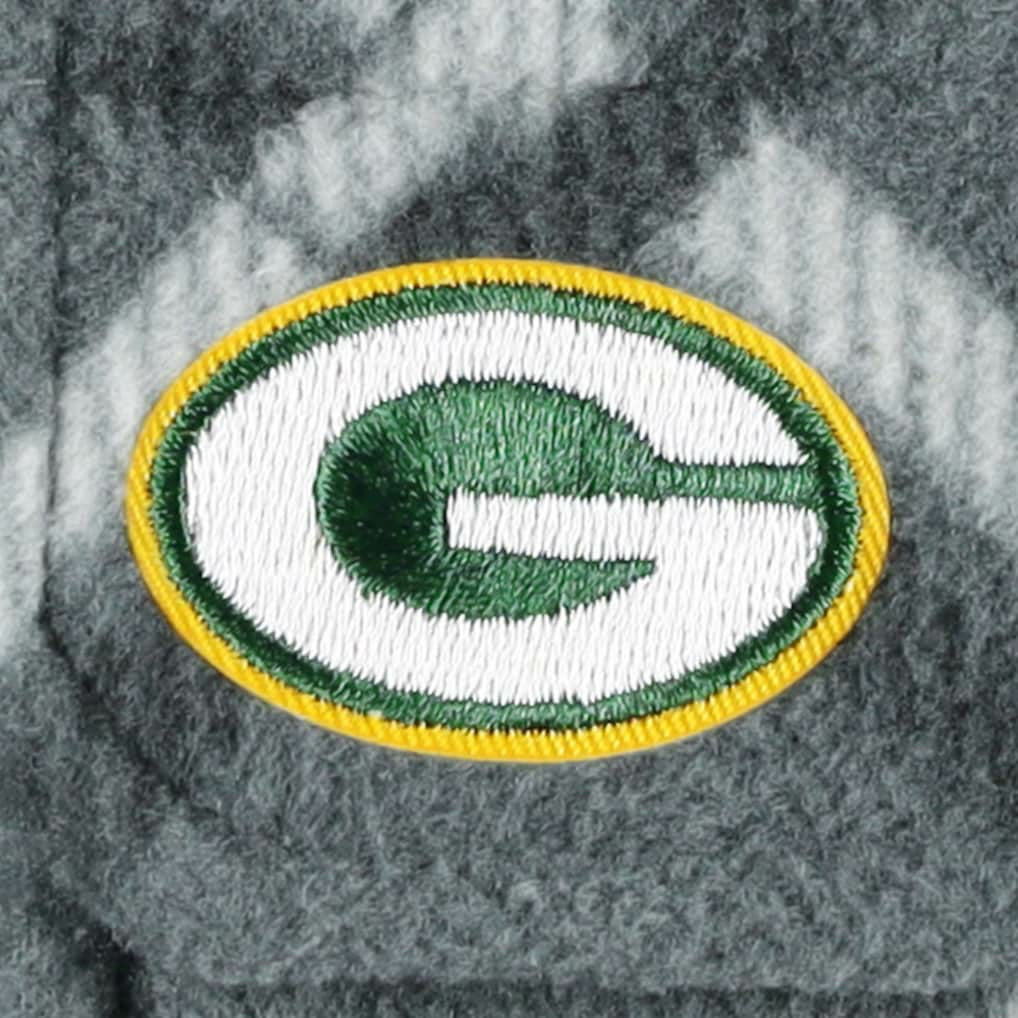 NFL Green Bay Packers Antigua Industry Flannel Button-Up Shirt Jacket